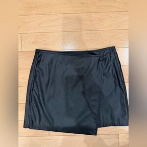 BLANKNYC faux leather wrap skirt. Size 27
